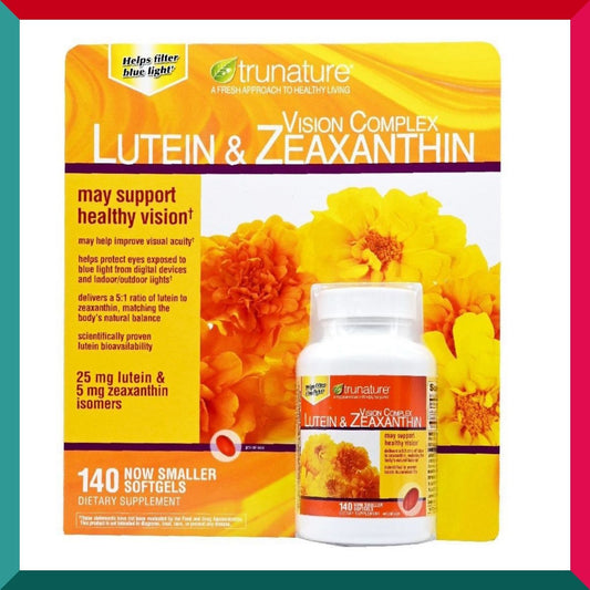 trunature - Trunature Vision Complex 葉黃素和玉米黃質 140 粒軟膠囊 平行進口(有效期至:2026 年 6 月)