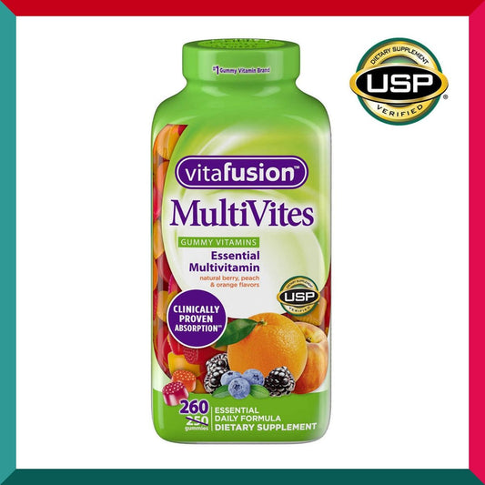 Vitafusion - Vitafusion MultiVites 成人複合維生素軟糖 260 顆(有效期至:2025 年 10 月)