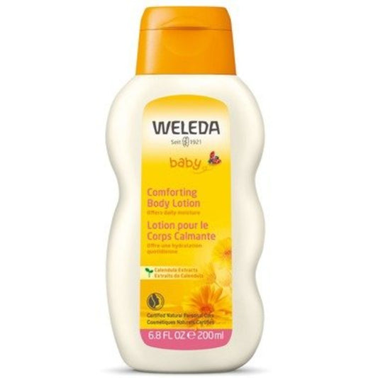 WELEDA - Weleda 嬰兒舒緩身體乳液 200ml 金盞花日常保濕(有效期至:2025 年 11 月)