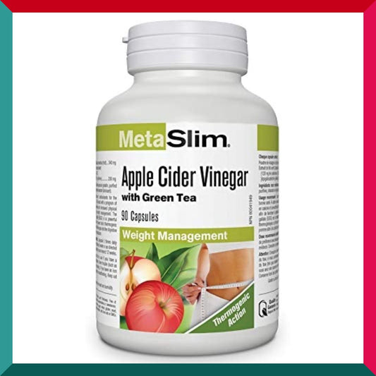 Webber Naturals - 減肥纖體瘦身綠茶蘋果醋膠囊 90 粒膠囊 平行進口 (參考效期:04/2028*)