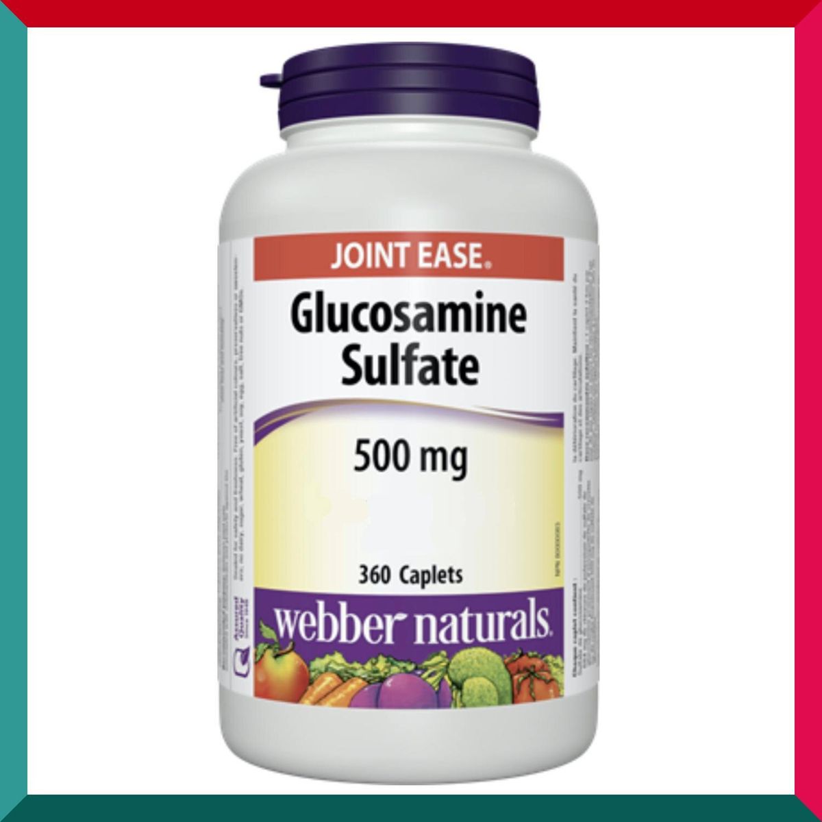 Webber Naturals - 關節健骨寶 (500 毫克) 超值加量裝 360 粒 平行進口 (參考效期:06/2027*)