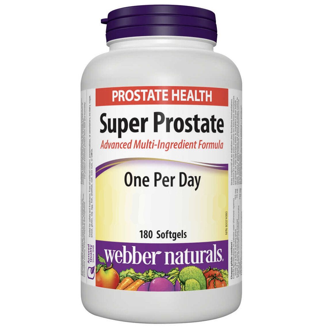 Webber Naturals - 男士超強前列配方 (每日一粒) 超值加量裝 180 粒 平行進口 (參考效期: 05/2027)
