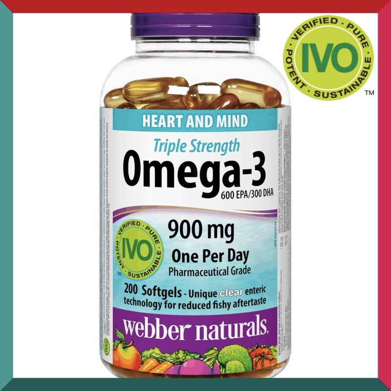 webber naturals - Webber 三倍強度 Omega-3(900 毫克 EPA/DHA)200 粒軟膠囊(參考有效期:03/2028*)