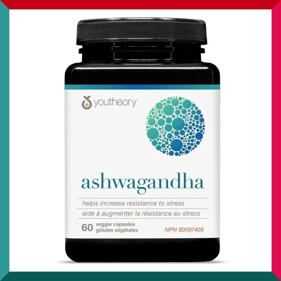 Youtheory - Youtheory,南非醉茄,60粒素食膠囊,加拿大包裝,平行進口