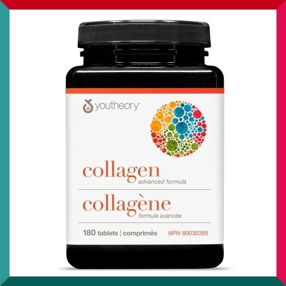 Youtheory - 水解膠原蛋白維他命C (每份6000mg) 加強配方180粒超值裝 改善頭髮 美肌美甲 護關節 補充氨基酸 平行進口 (參考效期: 03/2026*)