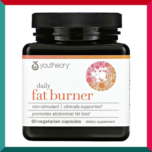 Youtheory - 強效燒脂減肥配方60粒素食膠囊 科研實證 肚腩拜拜肉瘦身減少積聚體重 瓜拿纳 辣椒素 平行進口 (參考效期: 09/2025*)