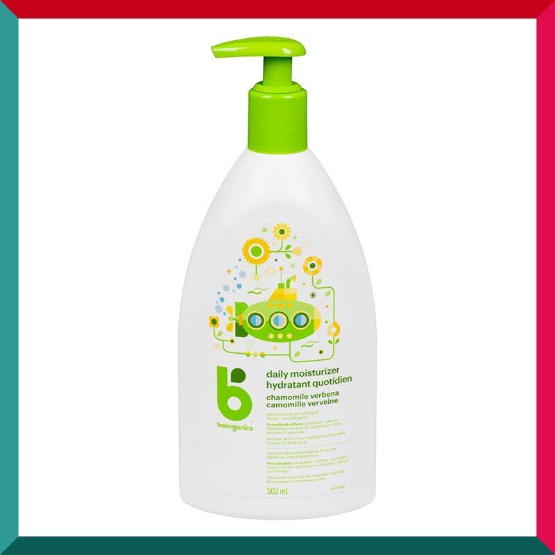 Babyganic - moisturizing daily lotion 502ml chamomile verbena Canada packing