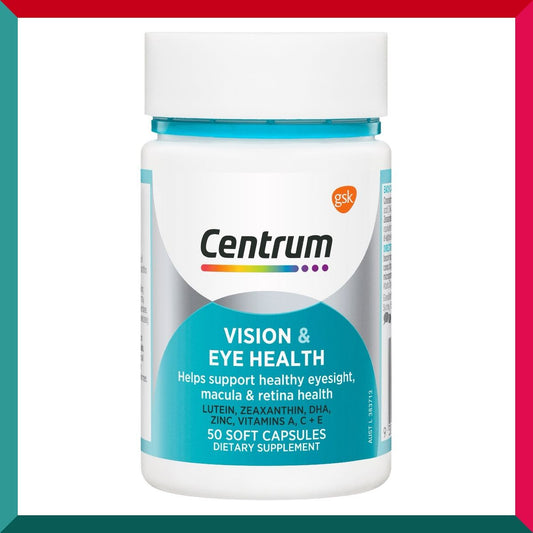 善存 - 全效護眼魚油葉黃素軟膠囊50粒 含Omega-3 DHA 玉米黃素 鋅 維他命 A C E 過濾藍光 黃斑區 晶狀體健康 抗氧化 老化 疲勞 飛蚊 平行進口 (參考效期: 05/2026*)