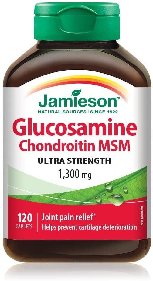 Jamieson - Jamieson Glucosamine Chondroitin MSM (1300 mg) 120 caplets Parallel Import (EXP: 01/2027)*